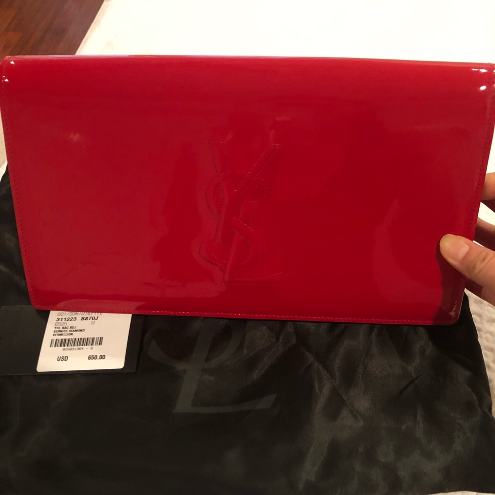 YSL BAG BDJ RED Clutch